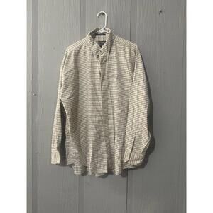 ralph lauren Men's Button Down XL Extra Large 100% Cotton Pale Yellow